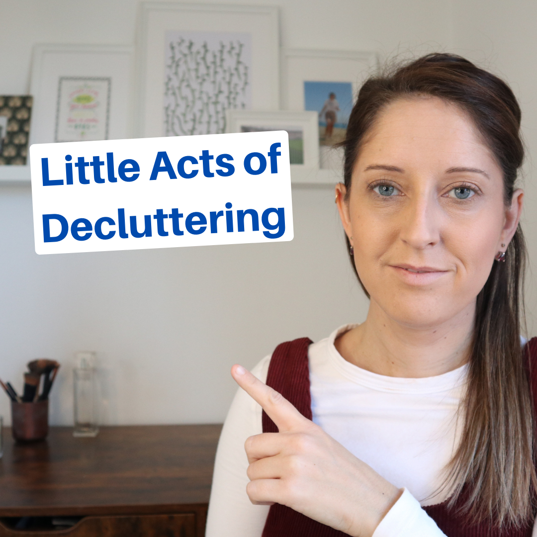 little acts of decluttering