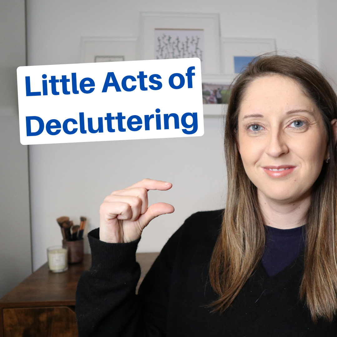 little acts of decluttering