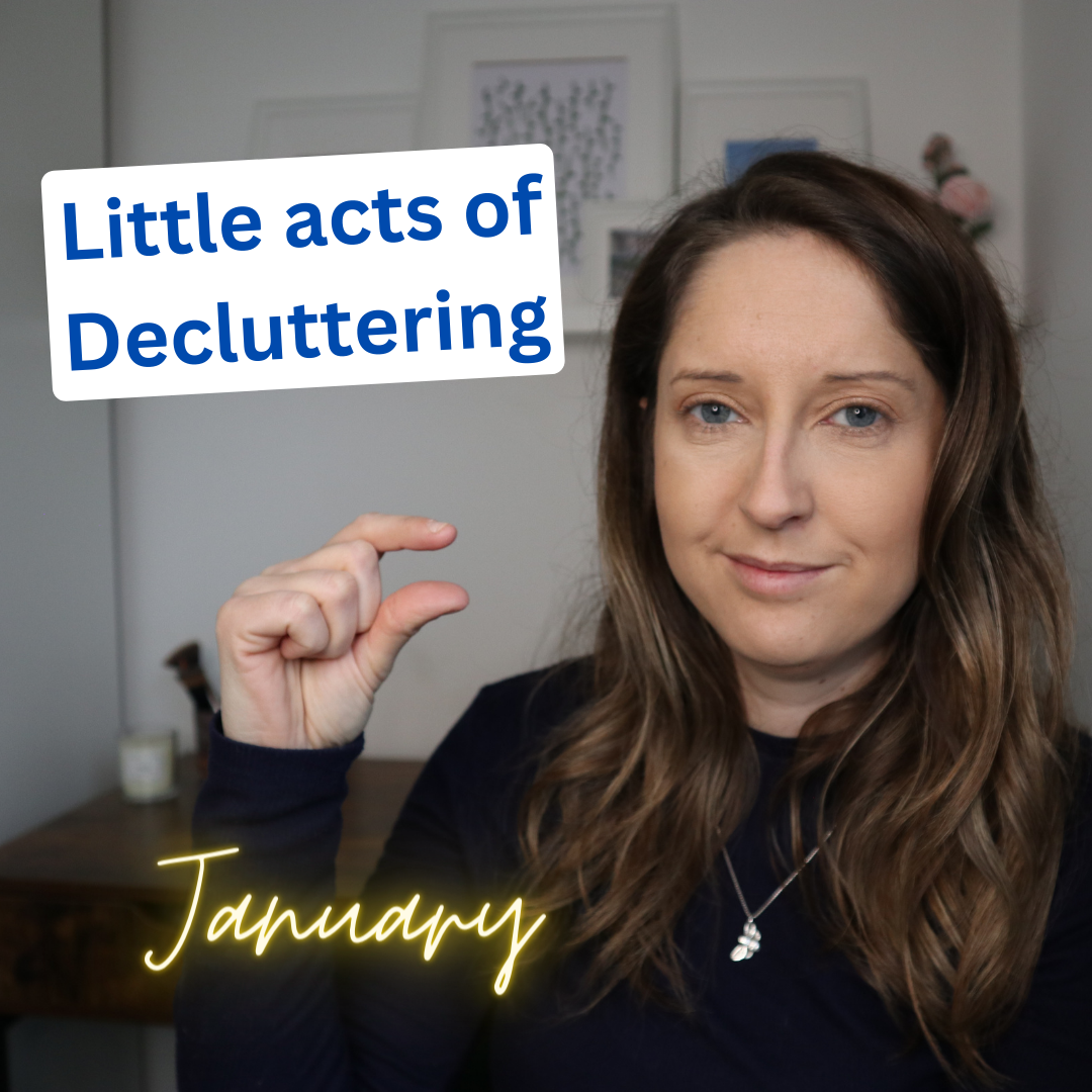 January Little Acts of Decluttering