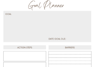goal planner