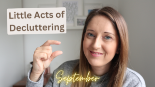 September Little Acts of Decluttering
