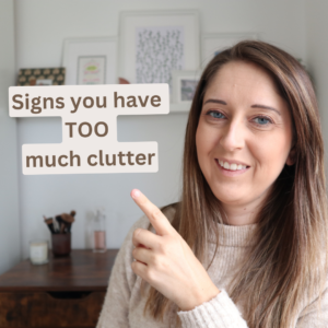 signs of too much clutter