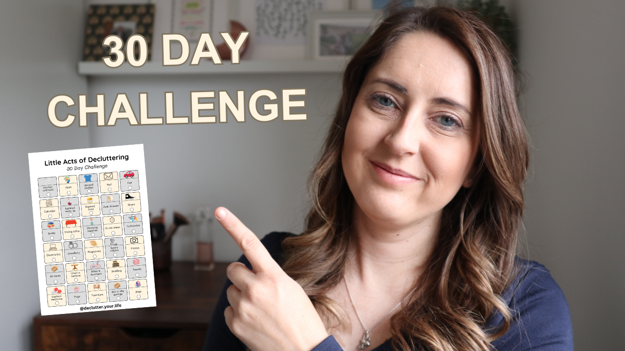 30 day declutter challenge declutter with me
