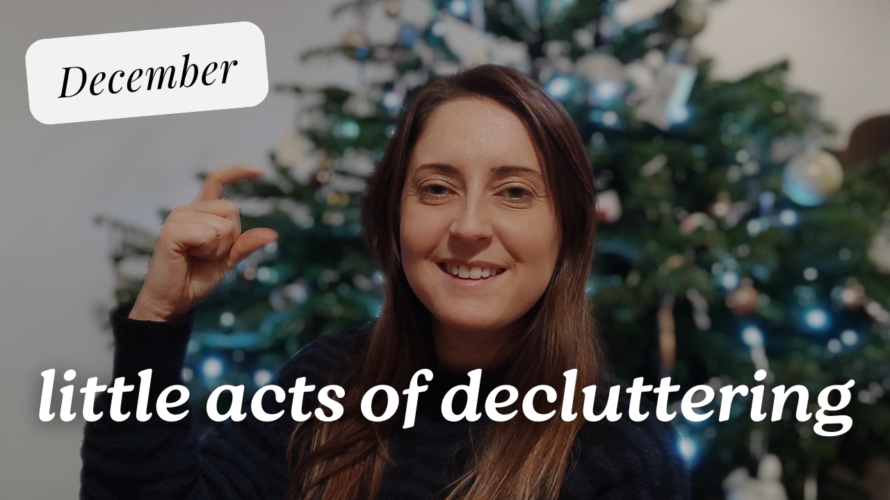 December: Little Acts of Decluttering